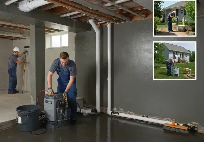 Basement Waterproofing and Flood Prevention process in West Frankfort, IL